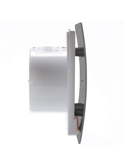 Вентилятор вытяжной настенный, Luna, установочный диаметр 100 мм, 13 Вт, 105 м³/ч, gray metal, Серия SFERA, LUNA SF 100gray