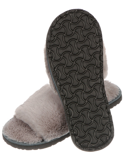 Тапки для женщин, серые, р. 38-39, меховые, DAISY Р