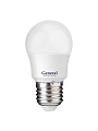 Лампа светодиодная E27, 10 Вт, 230 В, шар, 2700 К, теплый белый свет, General Lighting Systems, GLDE, 683600