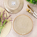 Тарелка обеденная, керамика, 4 шт, 22 см, круглая, Идель, Daniks, ST2240 - фото 6