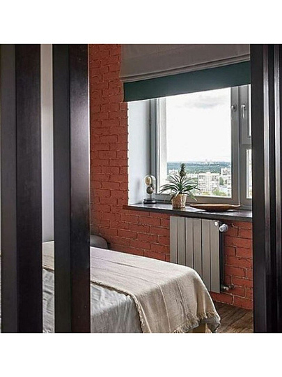 Радиатор биметалл, 500х100 мм, Royal Thermo, PianoForte/Silver Satin, 8 секций, НС-1093828