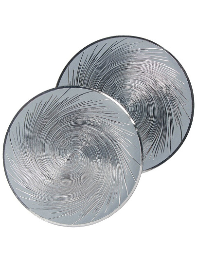 Салфетка сервировочная полимер, 38 см, круглая, 2 шт, Y4-9579