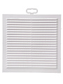 Решетка вентиляционная пластик, 190х190 мм, с сеткой, Viento, 1919В - фото 2
