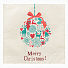Наволочка декоративная Рождественский шар, 100% лен, 43 х 43 см, T2020-81 - фото 2