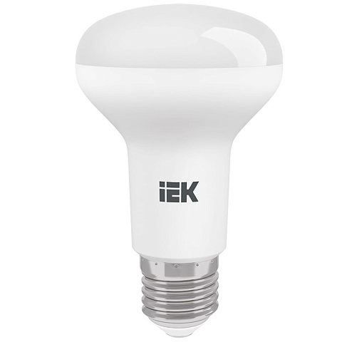 Лампа светодиодная E27, 8 Вт, 60 Вт, 230 В, рефлектор, 3000 К, свет теплый белый, IEK, R63, LED
