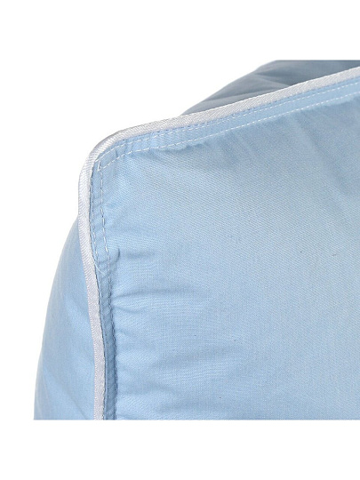 Подушка 68 х 68 см, гусиный пух, чехол 100% хлопок, кант, мягкая, Майская ночь, ПГмн - 57С