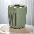 Корзина для мусора пластик, квадратный, 24х24х30.5 см, Y4-9282