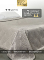 Покрывало евро, 240х260 см, 100% полиэстер, Silvano, Sophie, серое - фото 2