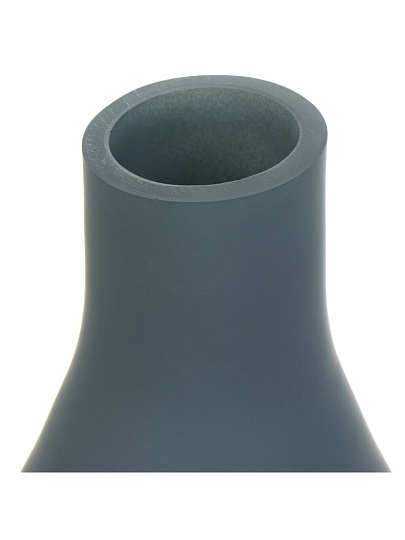 Ваза стекло, настольная, 30х14.3 см, Evis, Лаура Эскейп, 27 1158 2224, темно-серый матовая