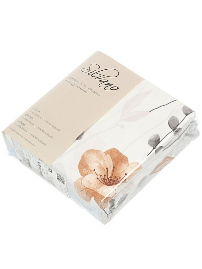 Постельное белье 2-спальное, 2 наволочки 50х70 см, пододеяльник 175х215 см, Silvano, поплин, 20462