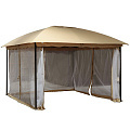 Шатер с москитной сеткой, бежевый, 3.5х3.5х2.65 м, четырехугольный, KT-G068-kha - фото 4