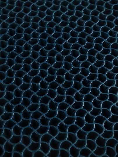 Коврик универсальный, 58х73 см, прямоугольный, EVA, темно-синий, капелька, УК058073