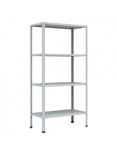 Стеллаж универсальный, металл, 4 секции, 100х50х200 см, ПАКС, МС-254/500, 15628693