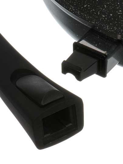 Сковорода алюминий, 26 см, антипригарное покрытие, Гурман, Fit, съемная ручка