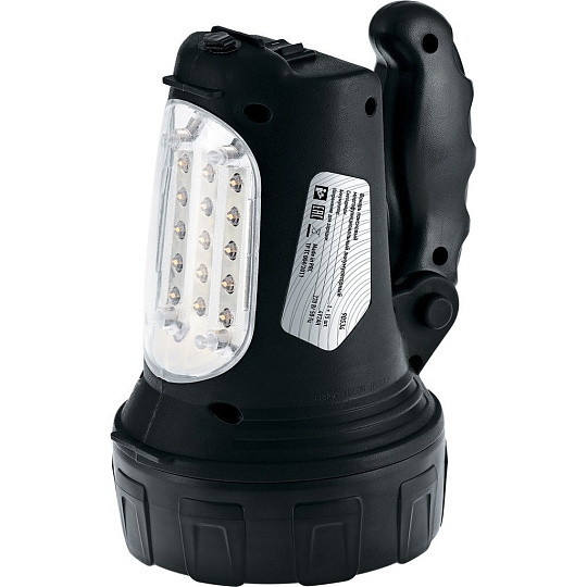 Фонарь поисковый, многофункциональный, аккумуляторный, 1 и 15 LED, Stern, 90534