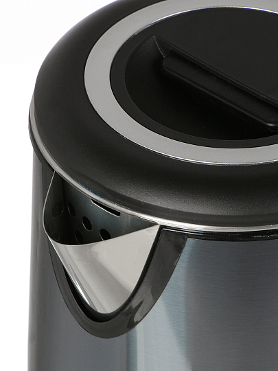 Чайник электрический Lofter, CZ-S180, графит, 1.7 л, скрытый нагревательный элемент, 1800 Вт, скрытый нагревательный элемент, автоотключение, нержавеющая сталь