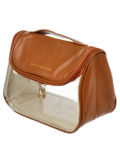 Косметичка-органайзер с ручкой,полупрозраяная, 24Х13Х17см, A080054