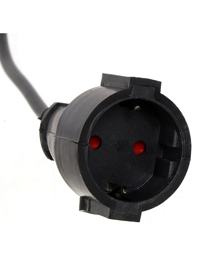 Удлинитель 1 гнездо, 25 м, 2х1.5 мм², на рамке, черный, Jett, РС-1, 157-025