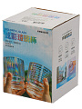 Стакан 400 мл, стекло, Перламутр, с трубочкой, B060520 - фото 6