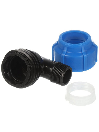 ПНД уголок d32х3/4&quot;, наружная резьба, Spektr