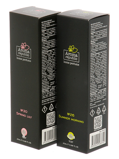 Аромадиффузор Aroma republic, 30 мл, Black Edition №3, 2 шт, 93851