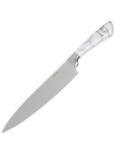 Нож кухонный Daniks, Platinum, шеф-нож, нержавеющая сталь, 20 см, рукоятка пластик, WFCF-0044-1