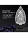 Утюг Polaris, PIR 2415K, 2400 Вт, керамика, вертикальное отпаривание, противокапельная система, 1.8 м, фиолетовый - фото 4