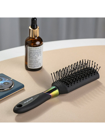 Расческа для волос, укладочная, черная, 55х250х50 мм, Studio style, 45912-4460