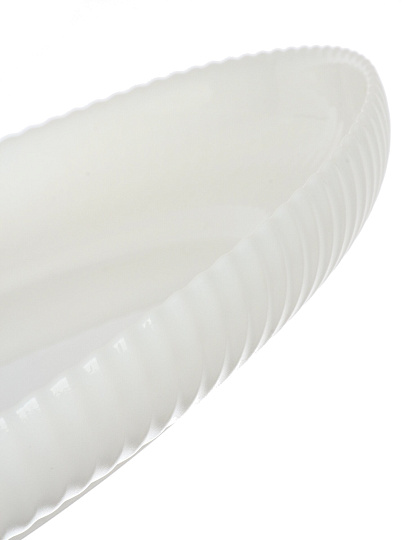 Тарелка обеденная, стеклокерамика, 25 см, круглая, Жемчужина, МФК, DKP100