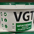 Шпатлевка VGT, Экстра, акриловая, по дереву, белая, 1 кг - фото 2