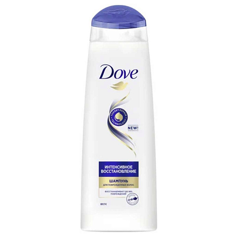 Шампунь Dove, Hair Therapy Интенсивное восстановление, для всех типов волос, 250 мл