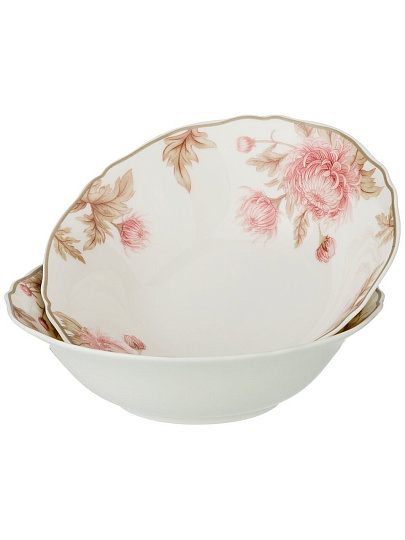 Набор салатников фарфор, круглый, 2 шт, 16 см, Астра, Lefard, 264-1014