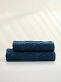 Набор полотенец 2 шт, 100% хлопок, 480 г/м2, Silvano, Тинто, синий, Турция - фото 11