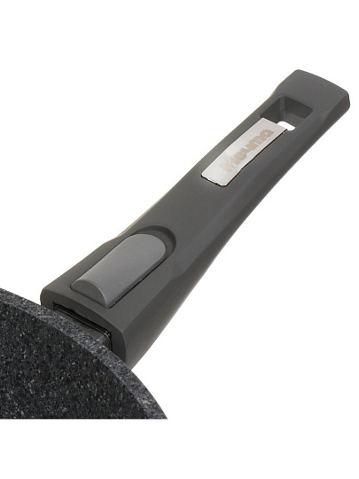 Сковорода литой алюминий, 26 см, антипригарное покрытие, Мечта, Premium grey, серая, съемная ручка, 026901