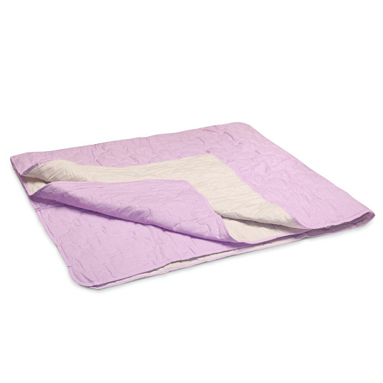 Одеяло-покрывало евро, 200х220 см, 100% полиэф. в-но, 130 г/м2, облегч, чех 100% хл, кант, Kariguz 7