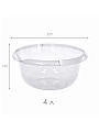 Миска пластик, круглая, 12.5 см, 4 л, Violet, 4004/00 - фото 2