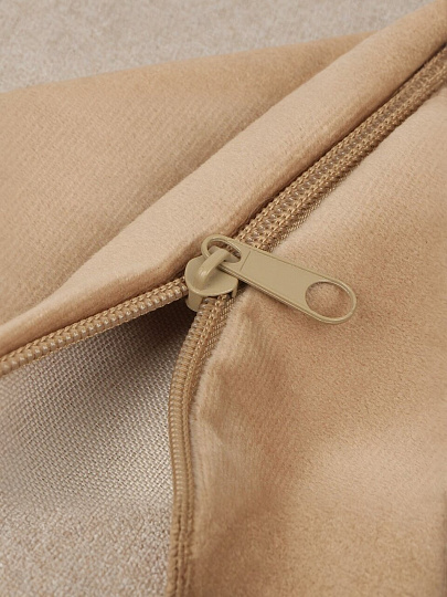 Наволочка декоративная Бежевый, 100% полиэстер, 40 х 40 см, бежевая