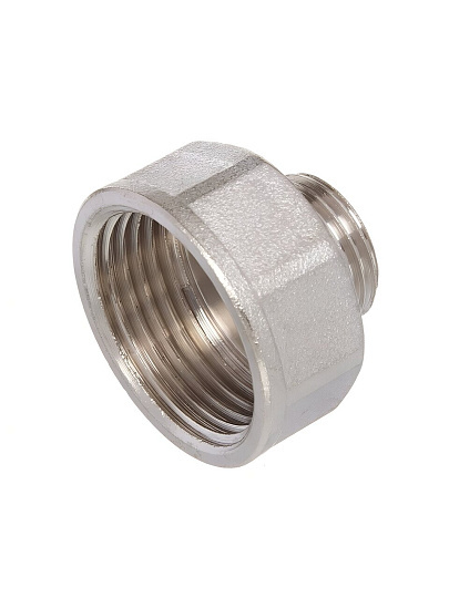 Переходник 1/2''х3/4'', ш-г, никель, индивидуальная упаковка, RTP