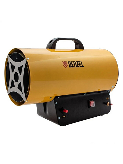 Пушка тепловая газовая, Denzel, GHG-30, 30 кВт, 900 м³/ч, 1 режим, круглая, 96479