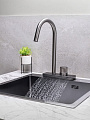 Смеситель для кухни, РМС, с картриджем, SUS130PVD-017F - фото 2