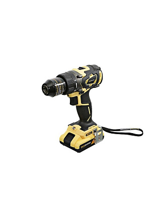 Дрель-шуруповерт аккумуляторный, Hanskonner, HCD1865BL, бесщеточный, 18 В, кейс