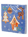Салфетки бумажные New Line, Design Новогодие пряники, 20 шт, 3 слоя, 33х33 см - фото 2