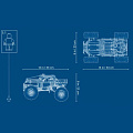 Конструктор Lego, Technic, Экстремальный внедорожник, 9-14 лет, 958 деталей, 42099 - фото 8