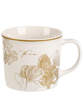 Кружка фарфор, 370 мл, Genio Flora, Apollo, FLO-370