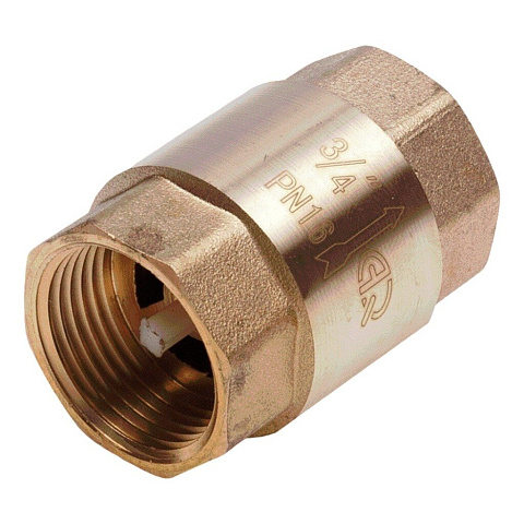 Клапан обратный 3/4", г-г, шток пластик, AquaLink