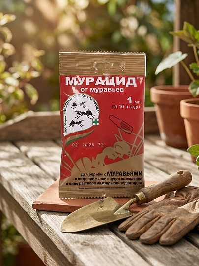 Инсектицид Мурацид, от муравьев, жидкость, 1 мл, Зеленая аптека Садовода
