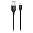 Кабель USB, OLMIO, Basic, Apple Lightning, 2.1 А, 1.2 м, черный, 041649 - фото 2