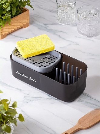 Диспенсер кухонный, пластик, серый, Y4-8636