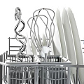 Миксер стационарный, Bosch, MFQ 36460, 3 л, 450 Вт, 5 скоростей, с чашей - фото 4