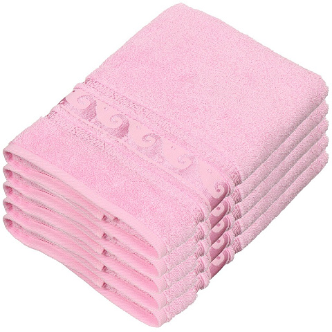 Полотенце банное, 70х130 см, Cleanelly Элеганс, 460 г/кв.м, розовое ПЦ-3501-2033 128